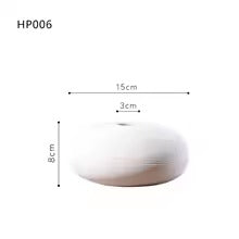 Minimalist Ceramic Vase – Modern White Décor